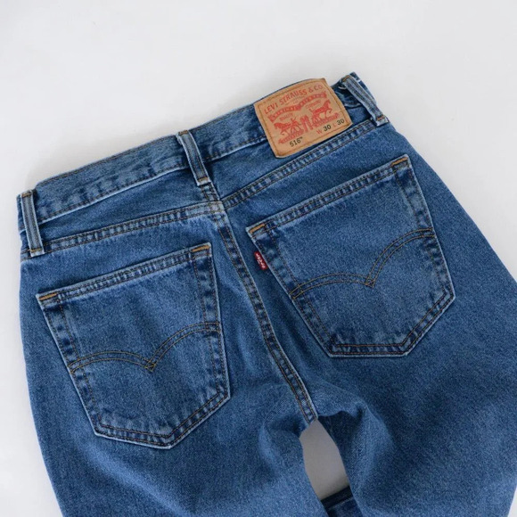 Levi's  516 Straight Leg Denim Jeans Size 30/30 - Picture 7 of 14
